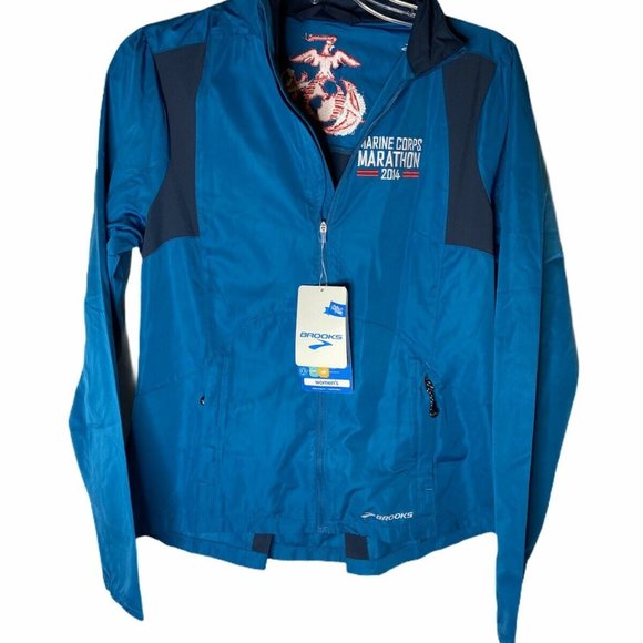 Brooks Jackets & Blazers - Brooks USMC Marine Corps Marathon 2014 Jacket NWT